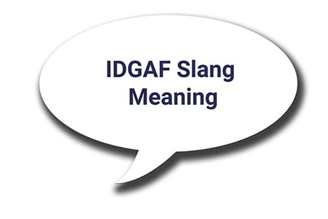 idgaf meaning in tagalog.